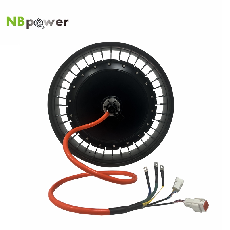72V 5000W Hub Motor Kit - มอเตอร์ล้อจักรยานไฟฟ้า NBpower/QS273 40H 20x4/24x4/26x4 กำลังไฟ 72V