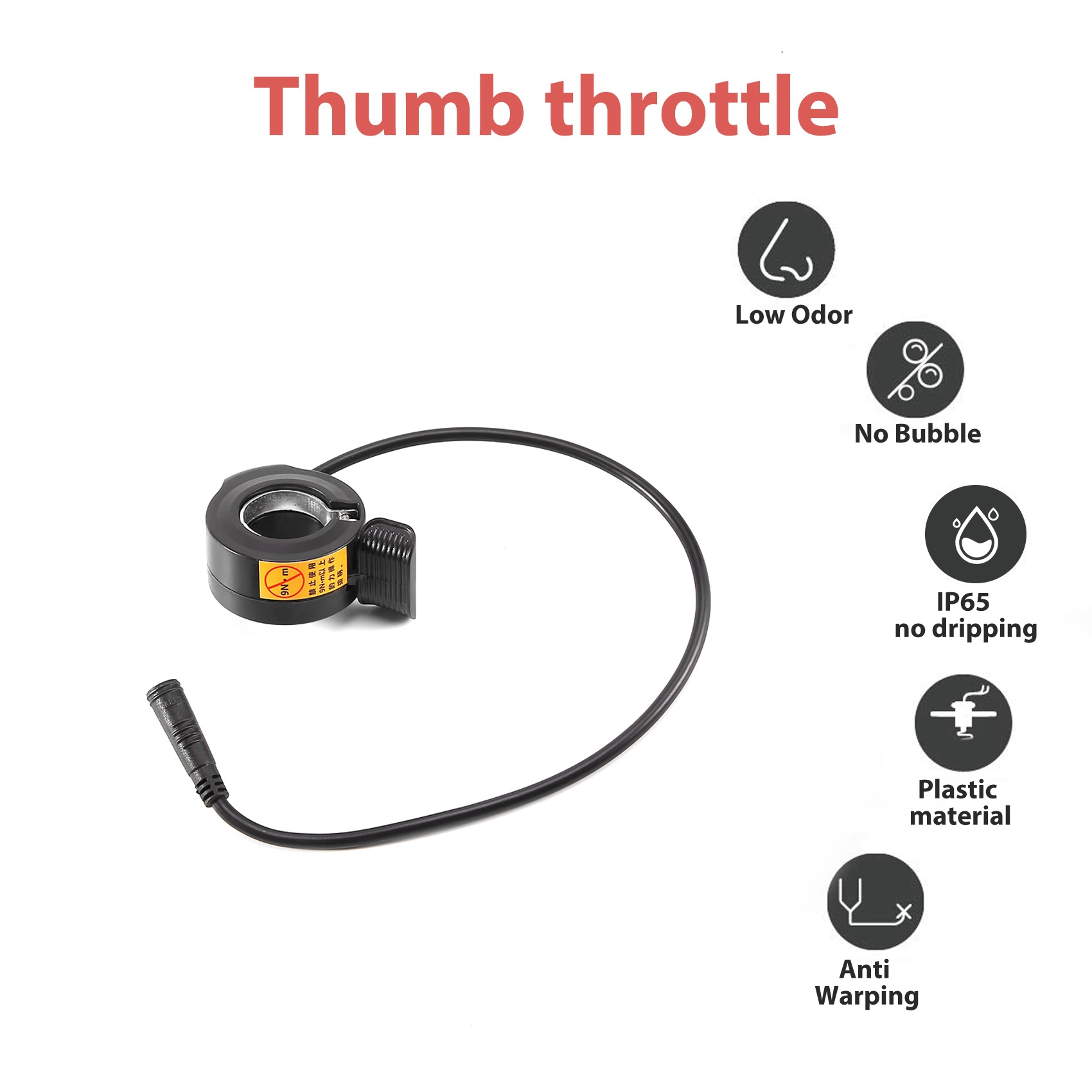 AB31-Thumb คันเร่งสําหรับ Bafa - Mid Drive Motor Kit 52V 1000W บทวิจารณ์และราคา