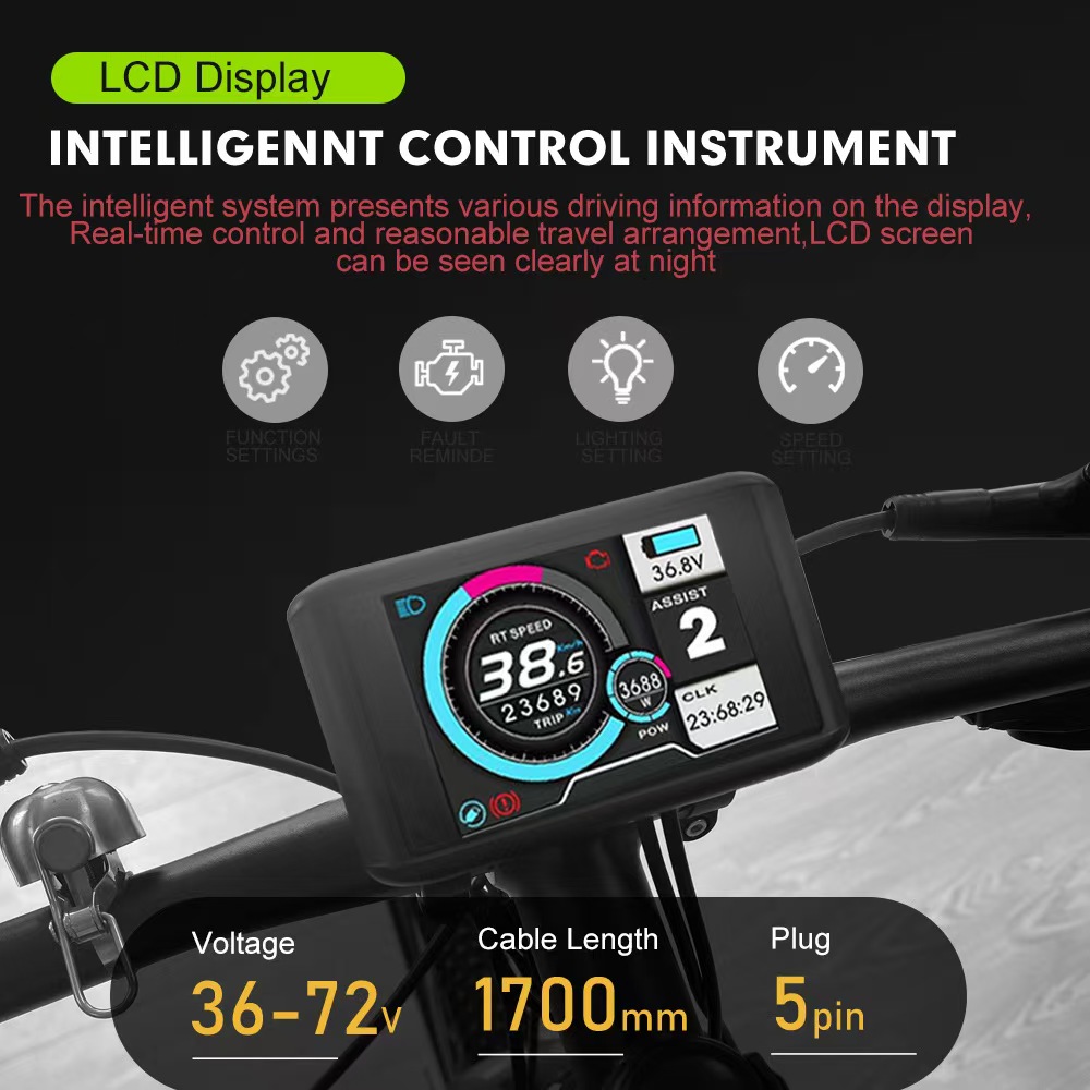 ชุดแปลงมอเตอร์ไฟฟ้าสำหรับจักรย - Ebike Conversion Kit 72V 3000W บทวิจารณ์และราคา