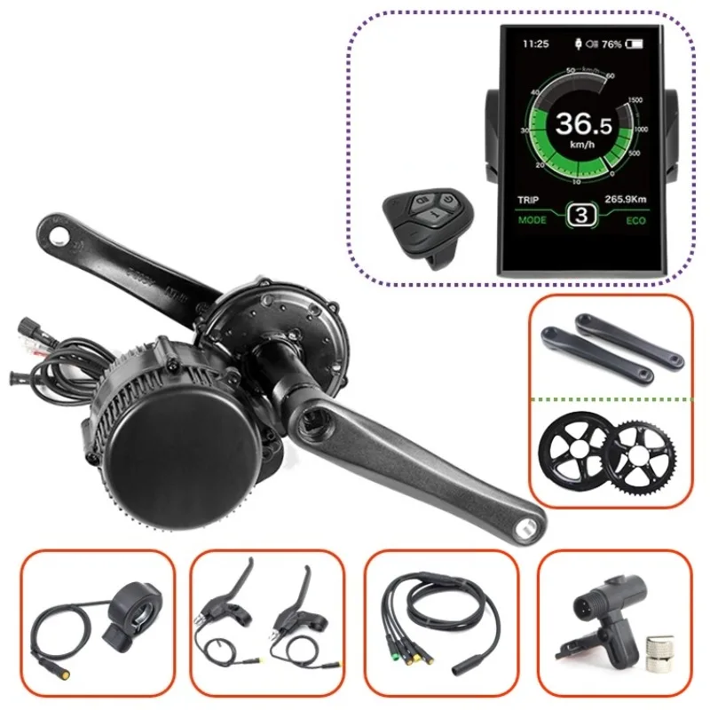 ชุดมอเตอร์ขับกลาง G340 พร้อมจอ - Mid Drive Motor Kit 52V 1000W บทวิจารณ์และราคา