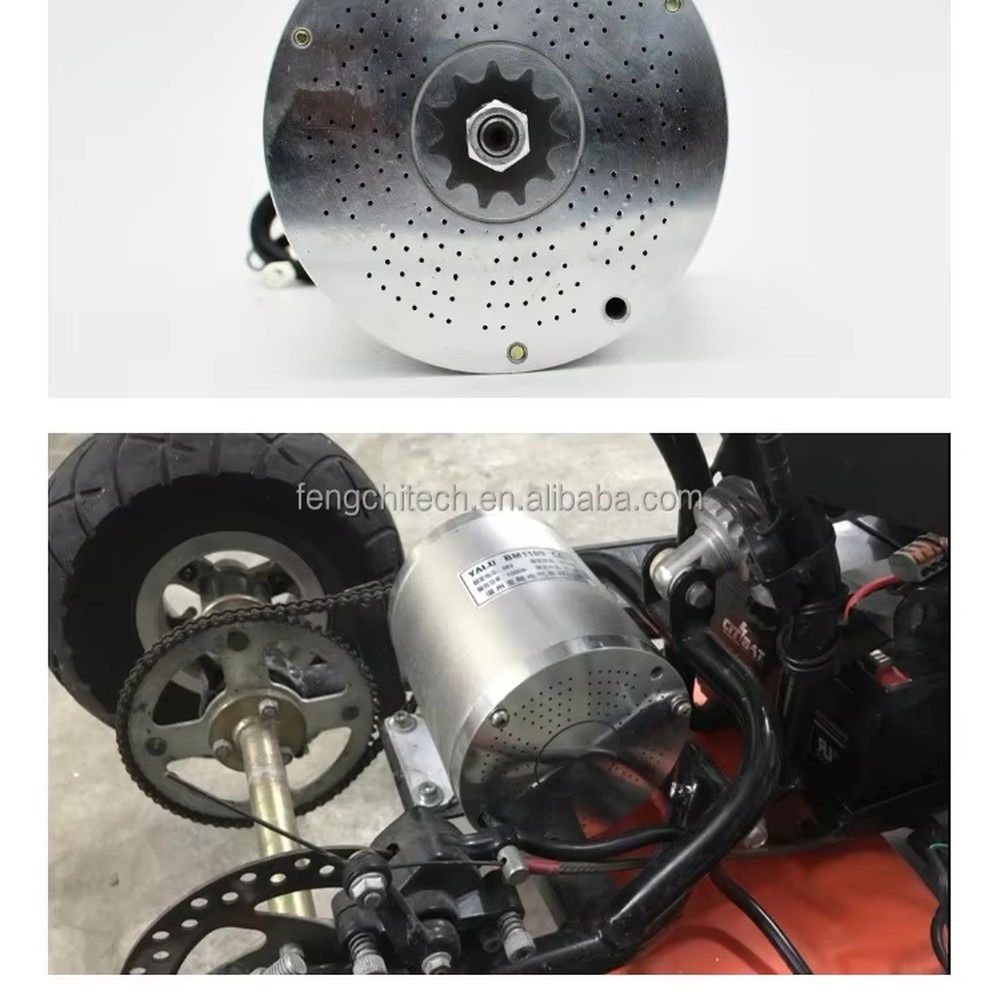 มอเตอร์ไฟฟ้ากระแสตรงแบบไม่มีแป - Ebike Conversion Kit 72V 3000W บทวิจารณ์และราคา