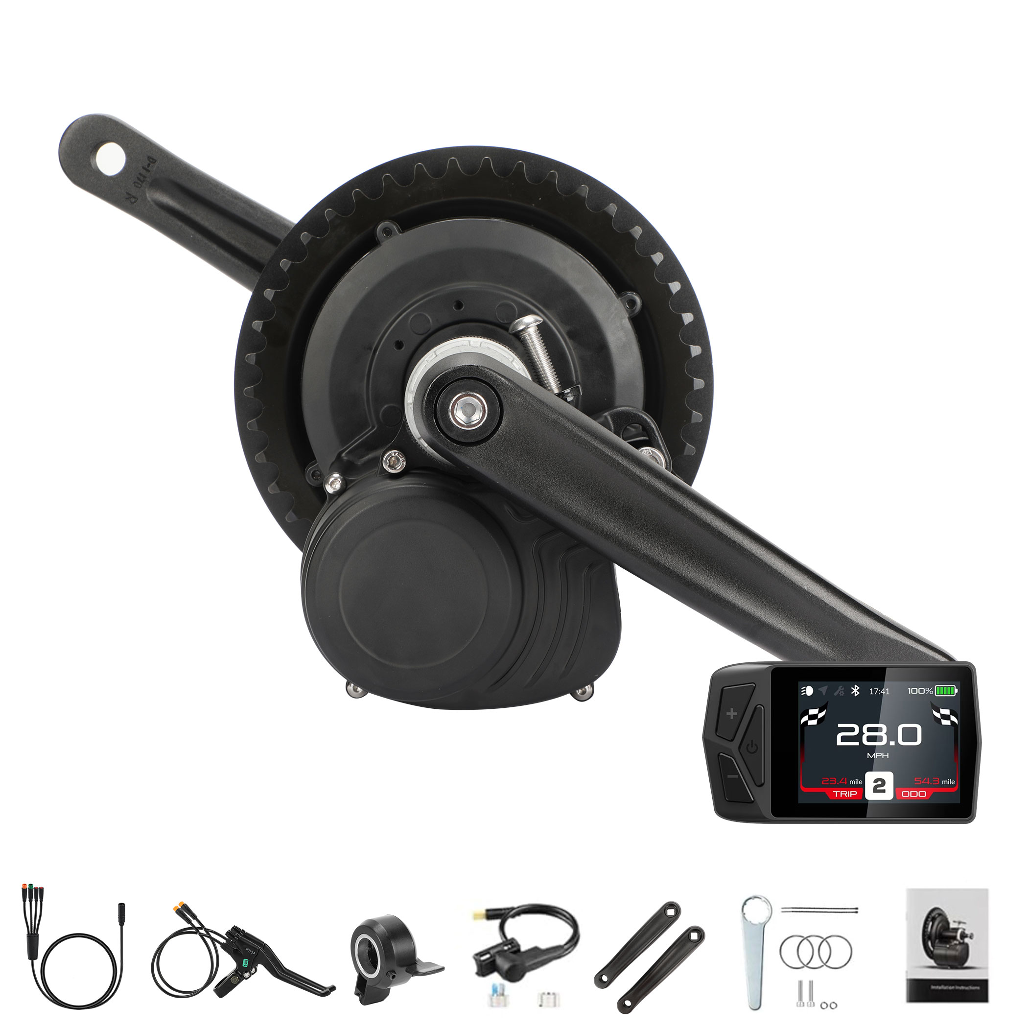ชุดมอเตอร์ขับเคลื่อนกลาง TONGS - Tongsheng Tsdz2B Mid Drive Motor บทวิจารณ์และราคา