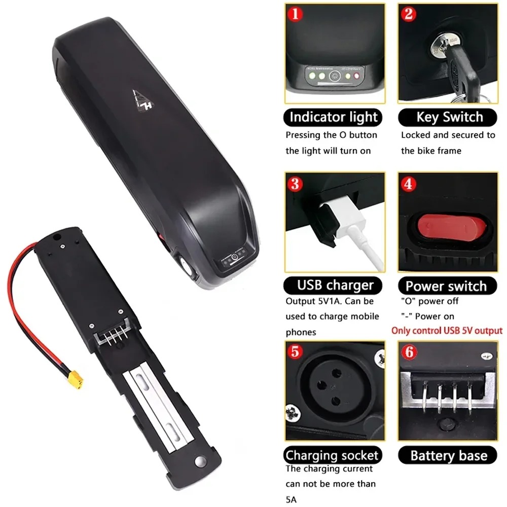 แบตเตอรี่จักรยานไฟฟ้า Hailong  - Ebike Battery 48V 20Ah Hailong บทวิจารณ์และราคา