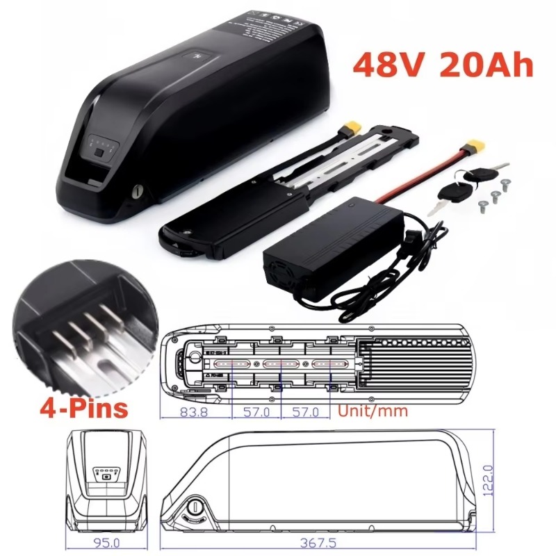 แบตเตอรี่ลิเธียม Hailong รุ่นใ - Ebike Battery 48V 20Ah Hailong บทวิจารณ์และราคา