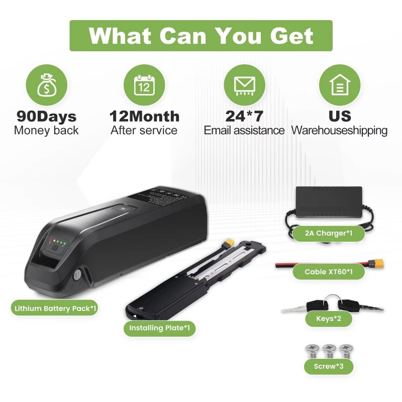แบตเตอรี่ลิเธียม Hailong รุ่นใ - Ebike Battery 48V 20Ah Hailong บทวิจารณ์และราคา