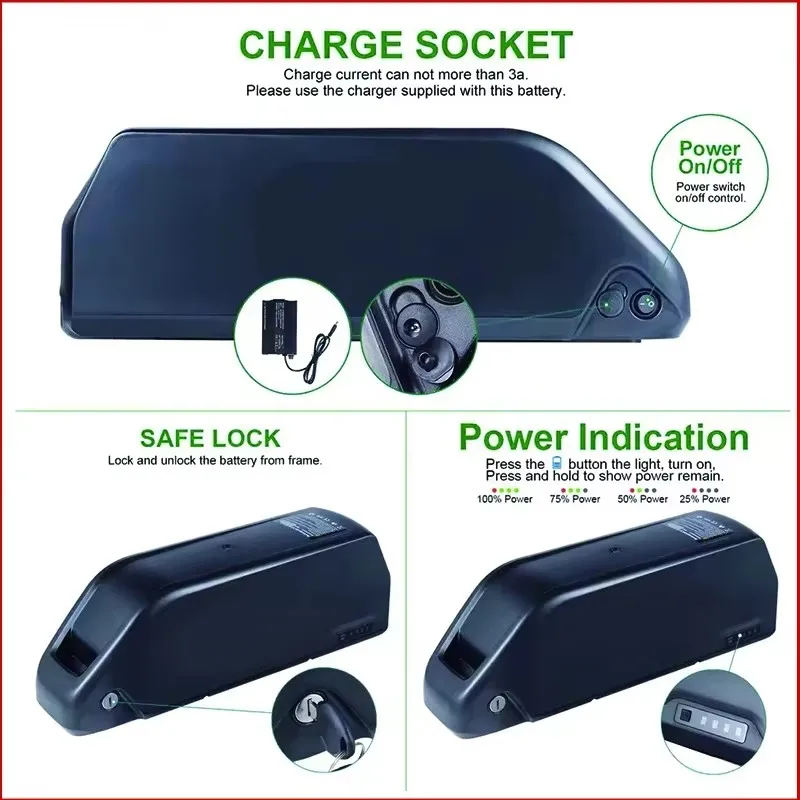 E จักรยาน Hailong chamrider แบ - Ebike Battery 48V 20Ah Hailong บทวิจารณ์และราคา